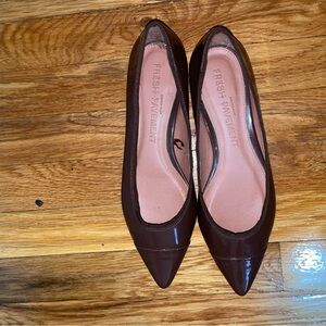 Rebecca Allen Fresh Pavement Brown Shoes Size 9